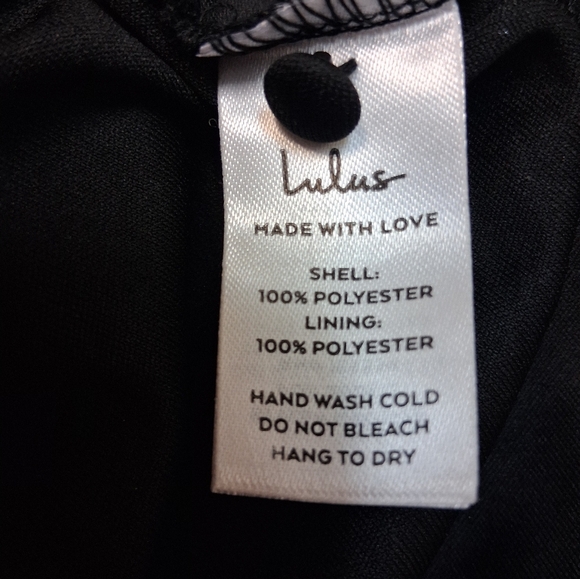 Lulu's Black Floral Backless Maxi Dress Size L - Picture 13 of 16